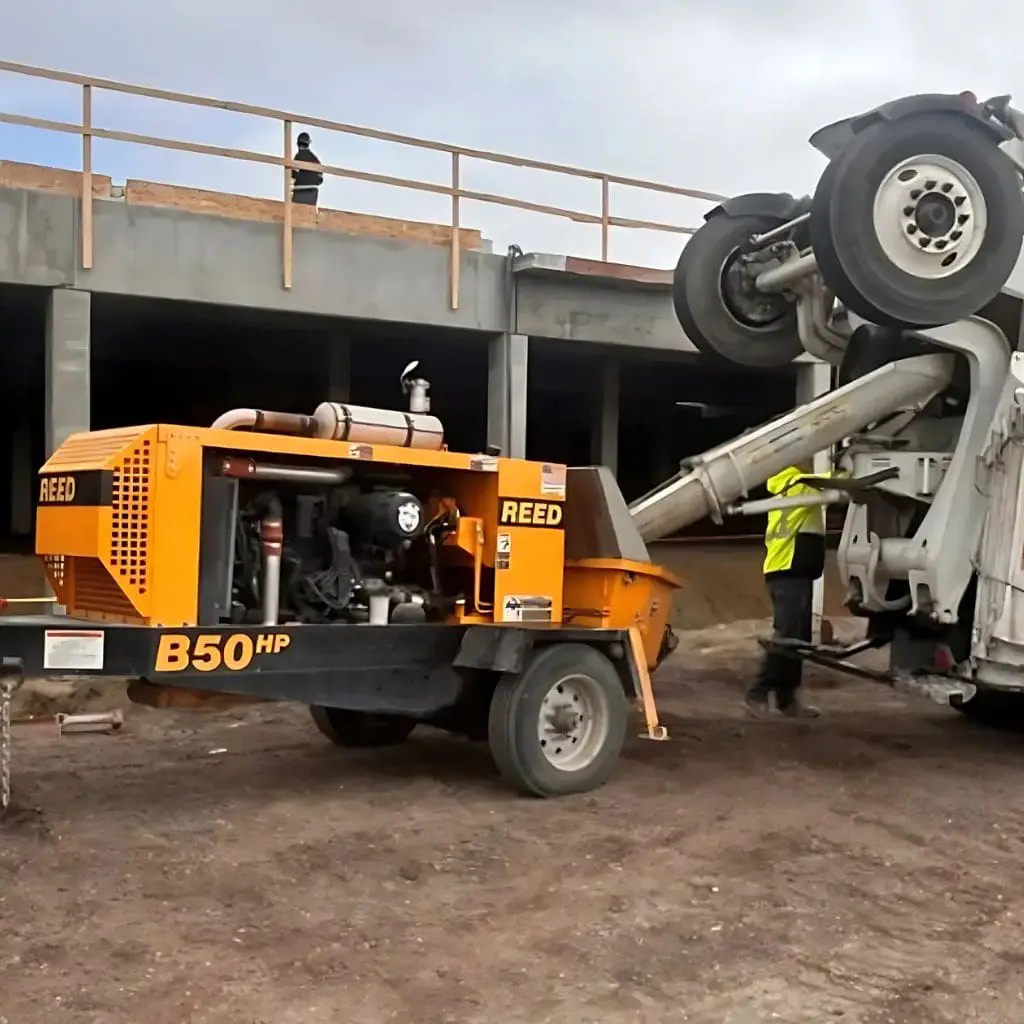 Reed concrete pumping machine for rental